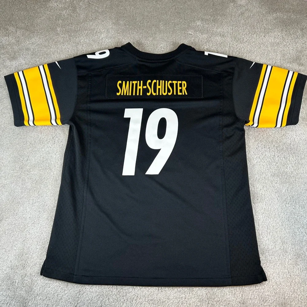 Nike‎ Pittsburgh Steelers Jersey Youth XL Black JuJu Smith-Schuster 19 NFL
